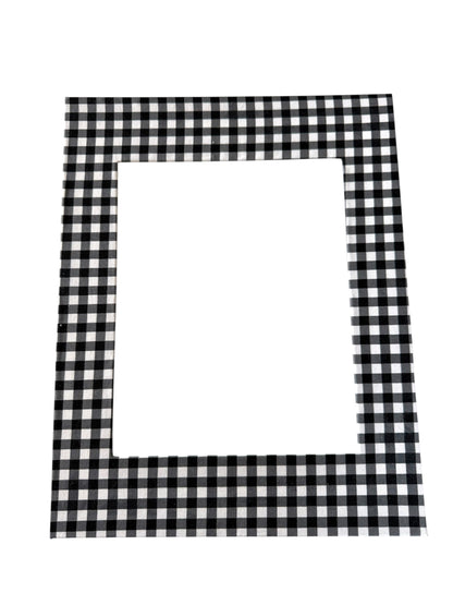 Fabric Wrapped Frame Mat Only - 11x14 matted to 8x10
