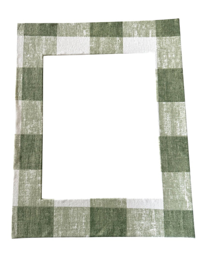 Fabric Wrapped Frame Mat Only - 11x14 matted to 8x10