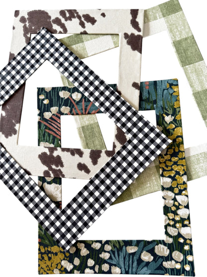 Fabric Wrapped Frame Mat Only - 11x14 matted to 8x10