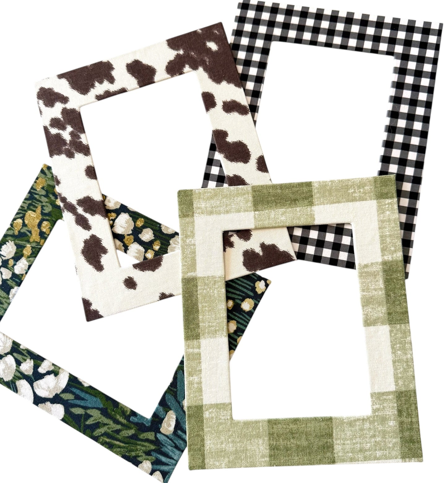 Fabric Wrapped Frame Mat Only - 8x10 matted to 5x7