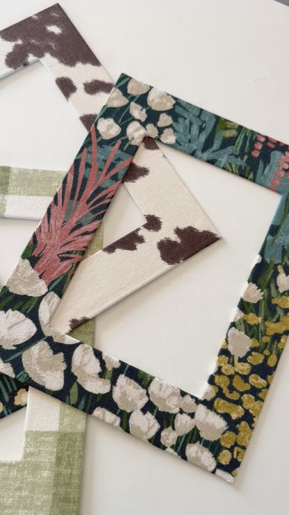 Fabric Wrapped Frame Mat Only - 8x10 matted to 5x7